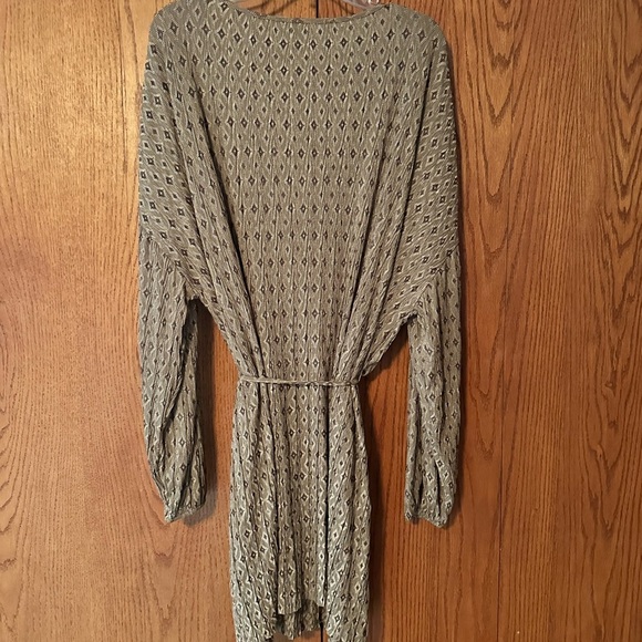 Zara Womens Brown Pullover Knee Length Dress Polyester US Small Oversized - Picture 3 of 14